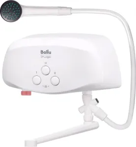 Проточный электрический водонагреватель кран+душ Ballu 3-Logic TS 5.5 кВт (кран+душ) фото