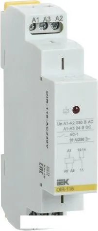 Реле промежуточное IEK OIR-116-AC230V фото