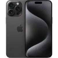 Телефон Apple iPhone 15 Pro Max Dual SIM 512GB (черный титан) Телефон Apple iPhone 15 Pro Max Dual SIM 512GB (черный титан) фото