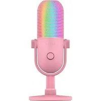 Проводной микрофон Razer Seiren V3 Chroma Quartz Pink фото