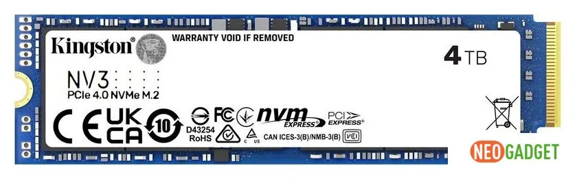SSD Kingston NV3 4TB SNV3S/4000G фото