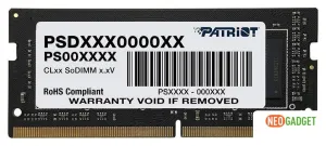 Оперативная память Patriot Signature Line 8GB DDR4 SODIMM PC4-25600 PSD48G320081S фото