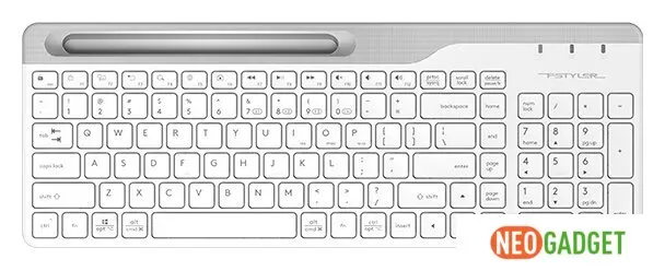 Клавиатура A4Tech Fstyler FBK25 (белый/серый) фото