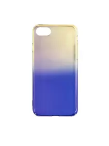 Чехол-накладка SMARTERRA COLORFLOW для iPhone 8/7 синий-желтый фото