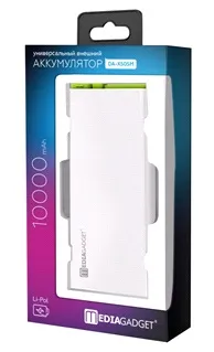 Внешний аккумулятор (power bank) MEDIAGADGET XPC-106 MLC LED-дисплей 10000мАч черный фото
