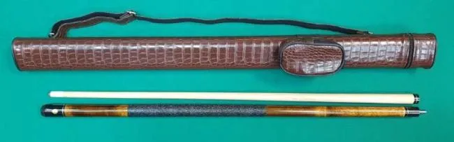Кий "Myster X" Русская пирамида, 2 части + Тубус "Экшен" коричневый 1/1 фото