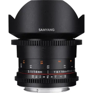 Объектив Samyang 14mm T3.1 VDSLR MK2 Canon RF фото