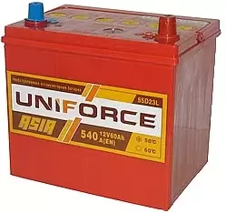 Аккумуляторы автомобильные Uniforce